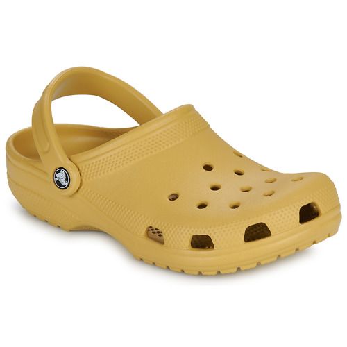 Zoccoli Crocs Classic Giallo da Uomo, comodi e leggeri, ideali per l'estate. Perfetti per un look casual e rilassato, questi zoccoli offrono comfort eccezionale e traspirabilità. Acquista ora le Crocs Classic Giallo e rendi il tuo stile unico!