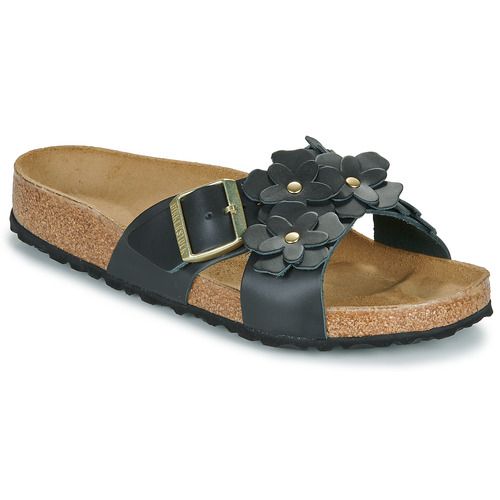 Ciabatta donna BIRKENSTOCK Siena Flowers LE Black, elegante e comoda, con design floreale su sfondo nero. Perfetta per l'estate, ideale per look casual e occasioni informali. Scarpe in sughero, sostenibili e traspiranti, per un comfort ottimale durante tutta la giornata. Acquista ora per aggiungere stile e praticità al tuo guardaroba!