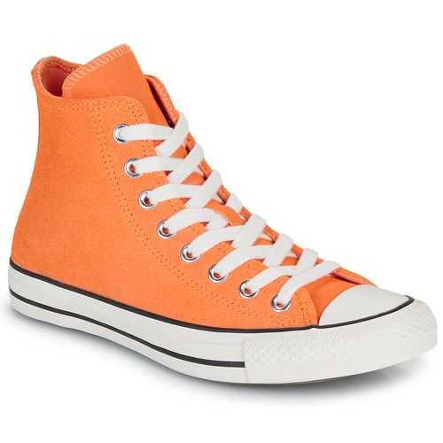 Sneakers alte Converse CHUCK TAYLOR ALL STAR COLORFUL SUEDE per donna, caratterizzate da un design vivace e alla moda, realizzate in suede colorato. Perfette per aggiungere un tocco trendy al tuo outfit, garantendo comfort e stile per ogni occasione. Compra ora le tue Converse alte per un look unico e originale!