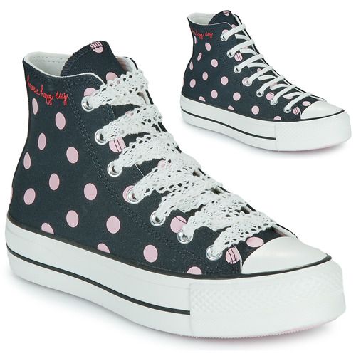 Sneakers alte Converse CHUCK TAYLOR ALL STAR LIFT in colore bianco, ideale per donne alla moda. Design iconico con suola piatta e dettagli classici, perfette per ogni occasione. Comfort e stile uniti in un unico prodotto, all’insegna della tendenza e del casual. Scarpe perfette per completare il tuo look quotidiano, disponibili ora per l'acquisto online.