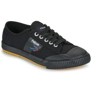 Sneakers uomo Feiyue Fe Lo 1920 RF in nero, design urbano e casual, perfette per ogni occasione. Comfort e stile uniti in un'unica scarpa sportiva, ideale per le attività quotidiane e gli amanti della moda streetwear. Scarpe Feiyue per uomini che cercano qualità e tendenze.