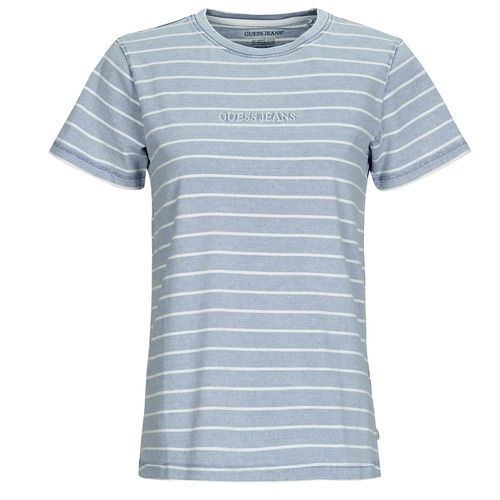 T-shirt Guess SS CN REG YD STRIPED TEE per Donna, maniche corte, con design a righe elegante, perfetta per un look casual e alla moda. Realizzata con materiali di alta qualità, offre comfort e stile per ogni occasione. Disponibile in varie taglie, ideale per ogni guardaroba femminile. Acquista ora la tua T-shirt Guess e completa il tuo outfit con questo pezzo trendy.