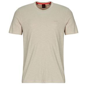 T-shirt BOSS Tegood Beige maniche corte per uomo, ideale per il casual quotidiano. Realizzata in cotone di alta qualità, offre comfort e stile senza tempo. Perfetta per abbinamenti versatili, questa maglietta è un must-have nel guardaroba maschile. Scopri l'eleganza e la semplicità del design BOSS per un look sempre alla moda.