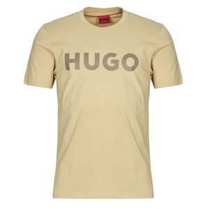 T-shirt maniche corte HUGO Dulivio Beige per uomo, realizzata in cotone morbido e traspirante. Design moderno e versatile, ideale per abbinamenti casual e outfit eleganti. Perfetta per la stagione estiva, disponibile in diverse taglie. Comfort e stile uniti in un unico capo. Acquista ora la tua T-shirt HUGO Dulivio Beige per un look contemporaneo.