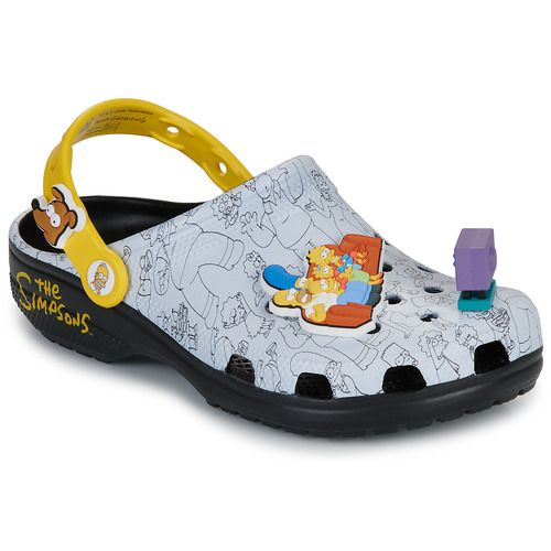 Zoccoli Crocs The Simpsons Cls Clg da donna, caratterizzati da un design unico ispirato alla celebre serie animata, perfetti per un look casual e divertente. Realizzati in materiale leggero e confortevole, ideali per l'estate e per il tempo libero. Disponibili in diverse taglie, questi zoccoli offrono una calzata comoda e un’ottima traspirabilità, perfetti per ogni occasione. Acquista ora i Crocs The Simpsons Cls Clg e aggiungi un tocco di stile al tuo guardaroba!