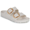 BIRKENSTOCK  Arizona Big Buckle EVA Eggshell Stretto Bianco - Ciabatta Donna
