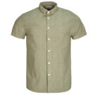 Camicia a maniche corte Deeluxe PAGOS Kaki Camicie a maniche corte Uomo - 1