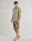 Camicia a maniche corte Deeluxe PAGOS Kaki Camicie a maniche corte Uomo - 3