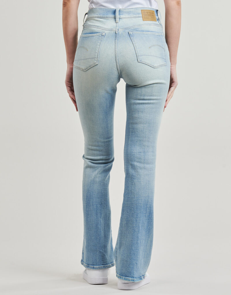 Jeans Flare  G-Star Raw  3301 FLARE  Blu -  Jeans Flare Donna - 4