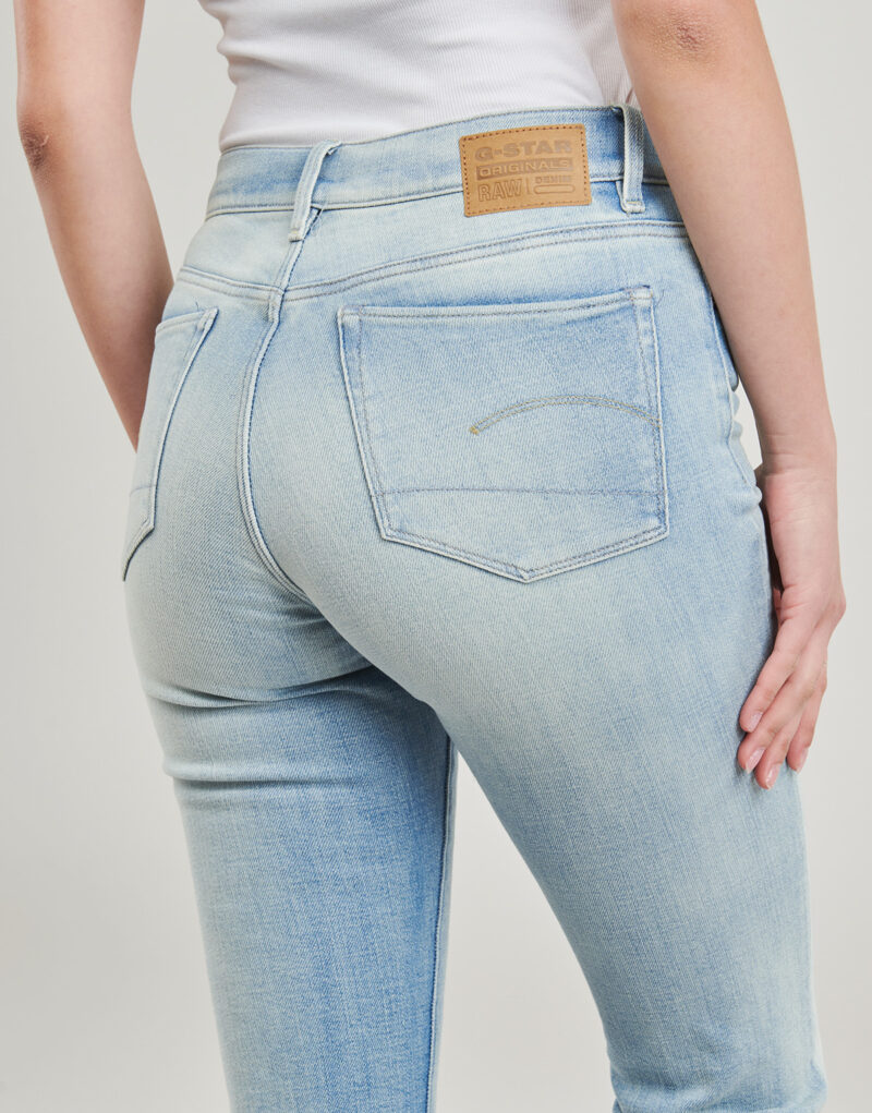 Jeans Flare  G-Star Raw  3301 FLARE  Blu -  Jeans Flare Donna - 5