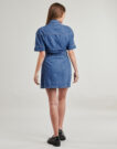 Abito corto  Liu Jo  UA5240  Blu -  Abiti corti Donna - 4