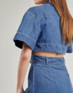 Abito corto  Liu Jo  UA5240  Blu -  Abiti corti Donna - 5