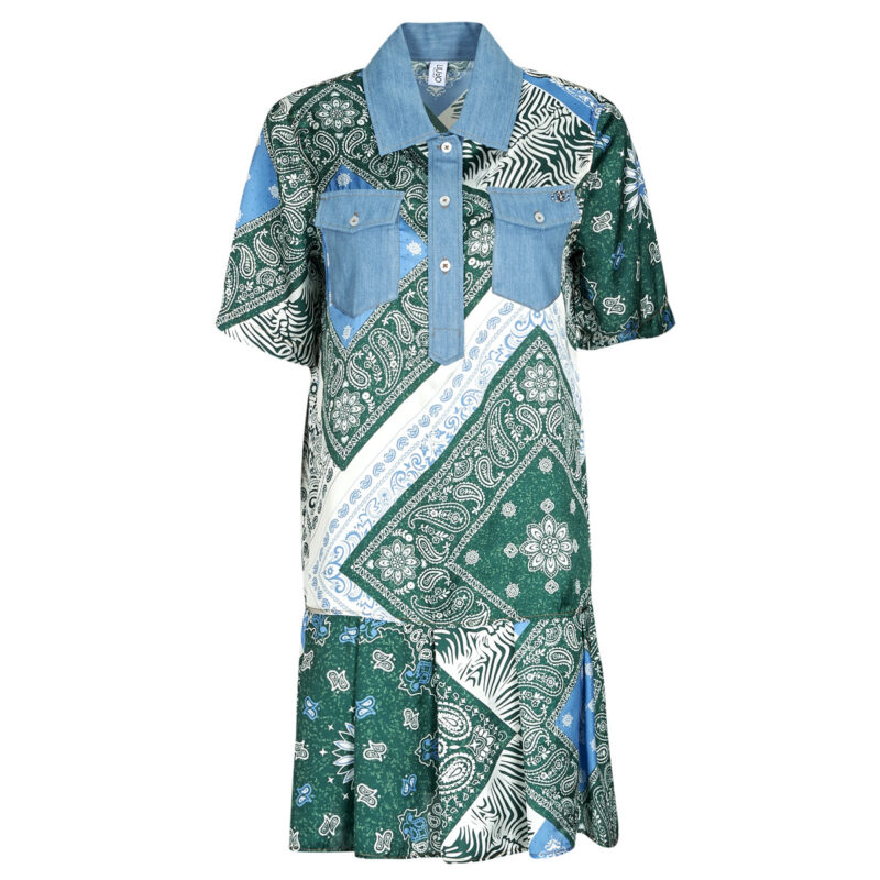 Abito corto  Liu Jo  UA5271  Blu -  Abiti corti Donna - 1