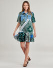 Abito corto  Liu Jo  UA5271  Blu -  Abiti corti Donna - 2