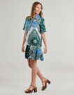 Abito corto  Liu Jo  UA5271  Blu -  Abiti corti Donna - 3