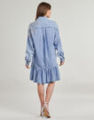 Abito corto  Liu Jo  UA5129  Blu -  Abiti corti Donna - 4