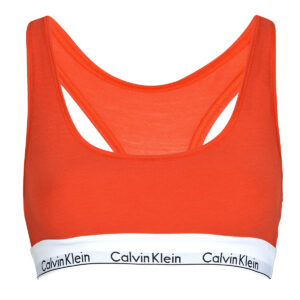 Brassiere  Calvin Klein Jeans  UNLINED BRALETTE  Rosso -  Brassiere Donna