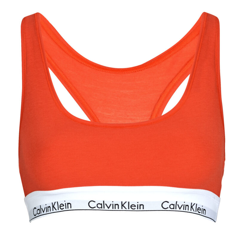 Brassiere  Calvin Klein Jeans  UNLINED BRALETTE  Rosso -  Brassiere Donna - 1