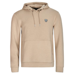 Felpe con cappuccio  Emporio Armani EA7  TRAIN PREMIUM SHIELD HOODIE 8NPM21  Beige -  Felpe con cappuccio Abbigliamento Uomo