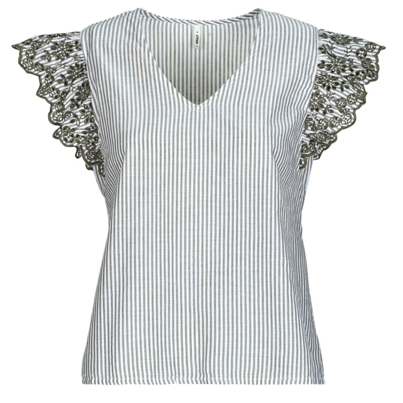T-shirt  Only  ONLLOU   Multicolore -  T-shirt maniche corte Donna - 1