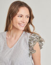 T-shirt  Only  ONLLOU   Multicolore -  T-shirt maniche corte Donna - 5