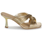MICHAEL Michael Kors ALESSIA MULE SANDAL Gold Women's Mules - 2
