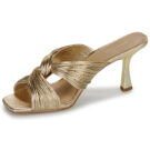 MICHAEL Michael Kors ALESSIA MULE SANDAL Gold Women's Mules - 4