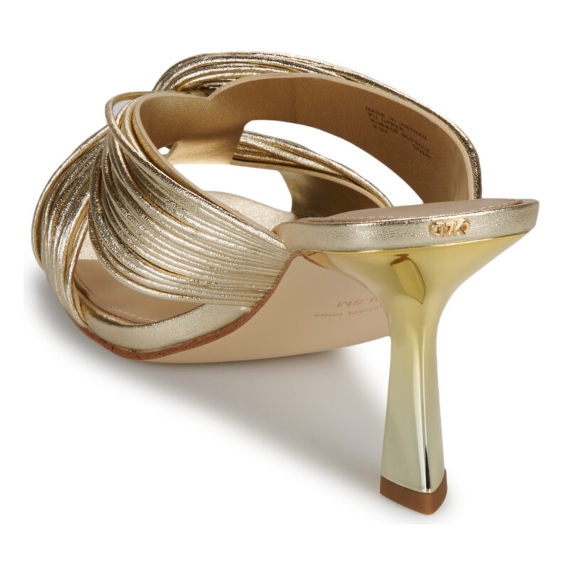 MICHAEL Michael Kors ALESSIA MULE SANDAL Gold Women's Mules - 5