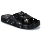 MICHAEL Michael Kors IRENE FLAT SANDAL Black Slipper Woman - 1
