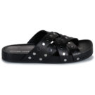 MICHAEL Michael Kors IRENE FLAT SANDAL Black Slipper Woman - 2