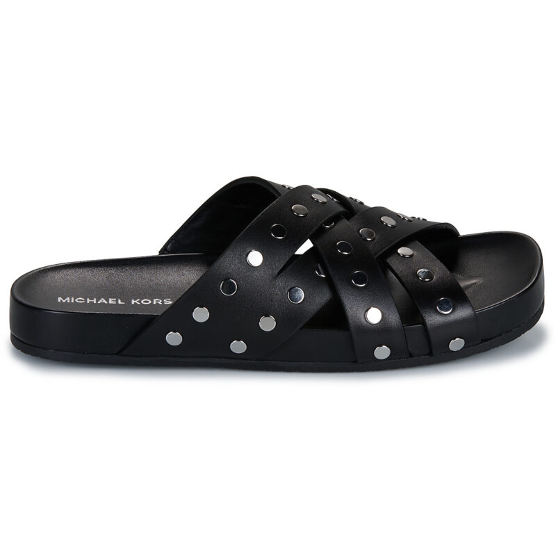 MICHAEL Michael Kors IRENE FLAT SANDAL Black Slipper Woman - 2