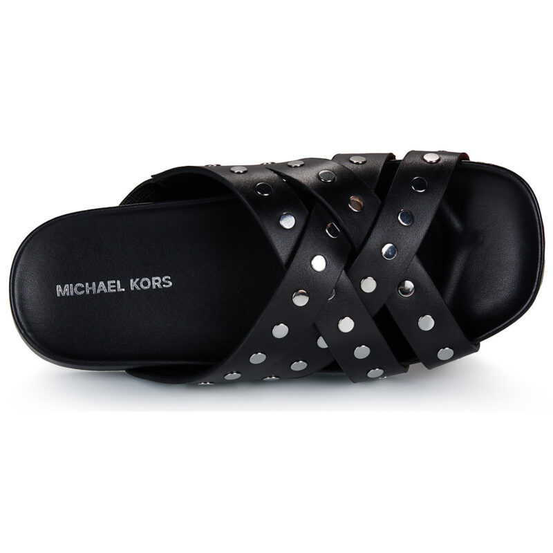 MICHAEL Michael Kors IRENE FLAT SANDAL Black Slipper Woman - 6