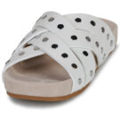 MICHAEL Michael Kors IRENE FLAT SANDAL White Women's Slipper - 3