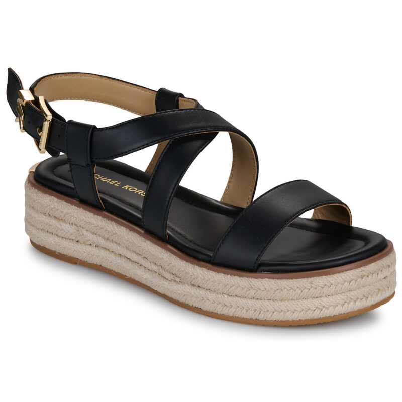 MICHAEL Michael Kors LYNN ESPADRILLE SANDAL Black Women's Espadrilles - 1