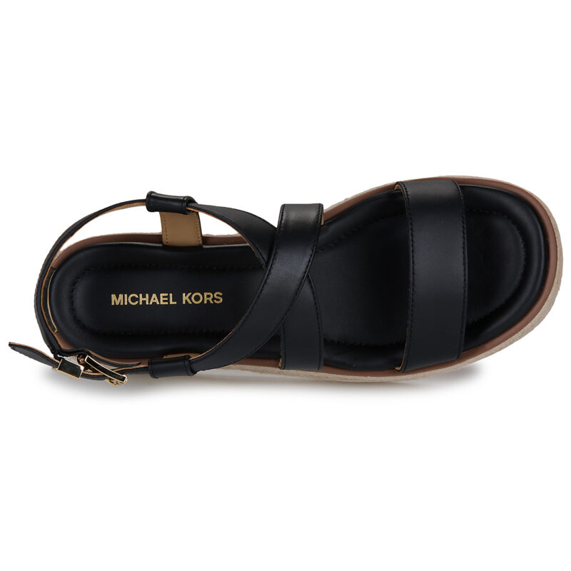 MICHAEL Michael Kors LYNN ESPADRILLE SANDAL Black Women's Espadrilles - 6