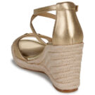 MICHAEL Michael Kors MANDY WEDGE Gold Espadrilles Women - 5
