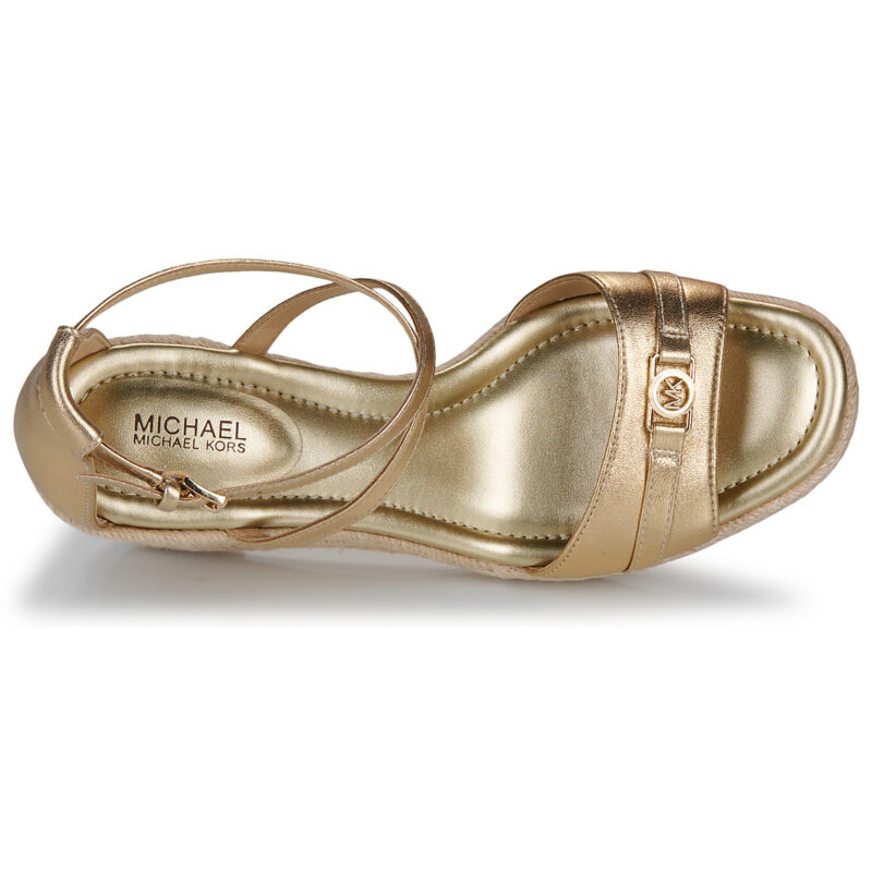 MICHAEL Michael Kors MANDY WEDGE Gold Espadrilles Women - 6
