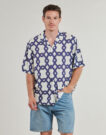 Camicia a maniche corte Selected SLHRELAX-VERO Blu Camicie a maniche corte Uomo - 2