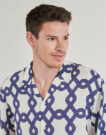 Camicia a maniche corte Selected SLHRELAX-VERO Blu Camicie a maniche corte Uomo - 5