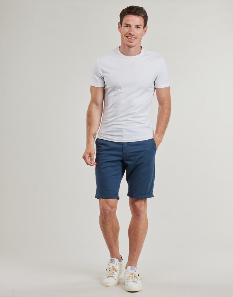 Pantaloni corti Teddy Smith SHORT CHINO Marine Pantaloni corti Uomo - 2