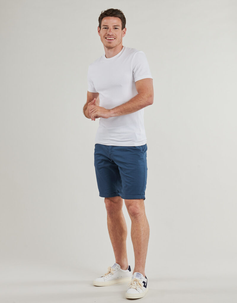 Pantaloni corti Teddy Smith SHORT CHINO Marine Pantaloni corti Uomo - 3