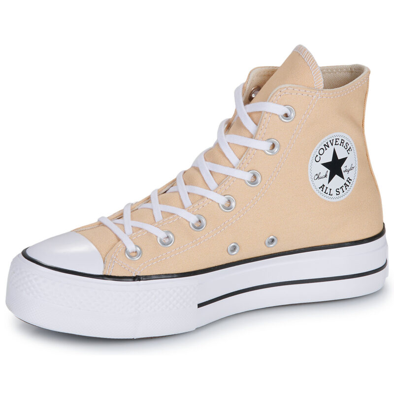 Converse  CHUCK TAYLOR ALL STAR LIFT PLATFORM  Beige -  Sneakers alte Donna - 4