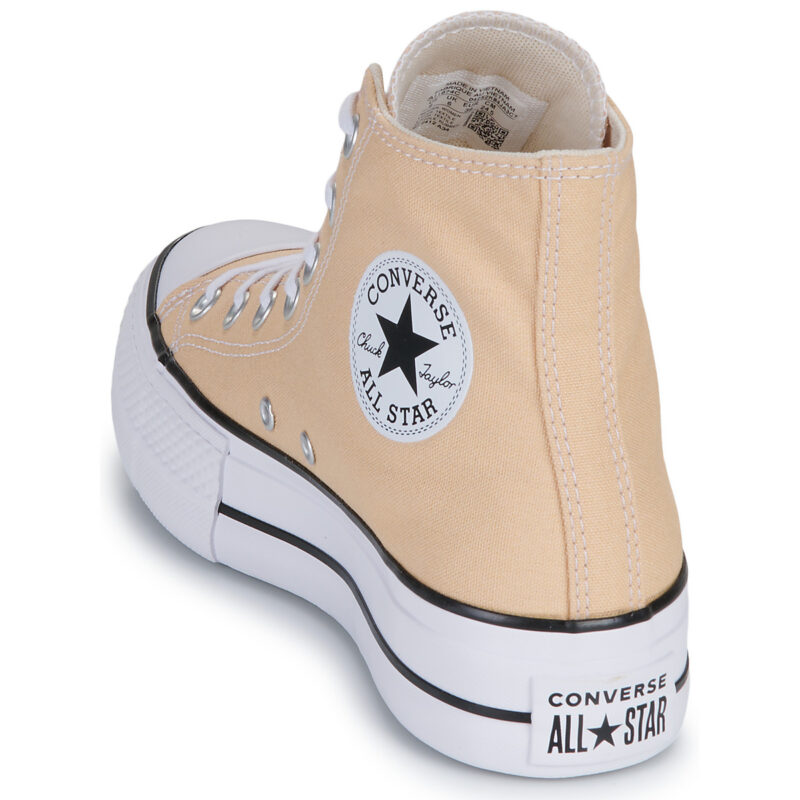 Converse  CHUCK TAYLOR ALL STAR LIFT PLATFORM  Beige -  Sneakers alte Donna - 5