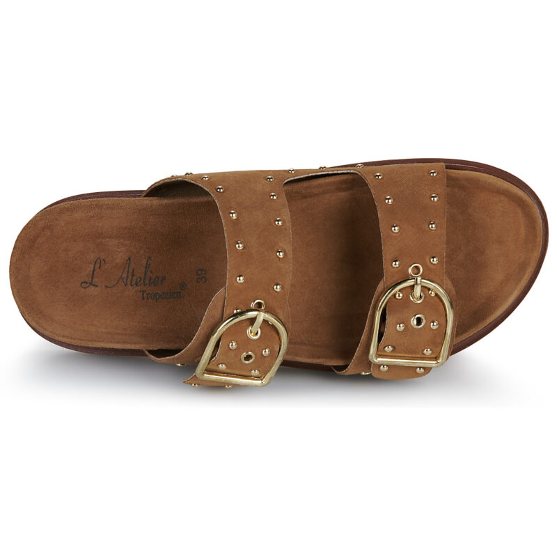 L'Atelier Trop&eacute;zien SH2338 Marrone Ciabatta Donna - 6