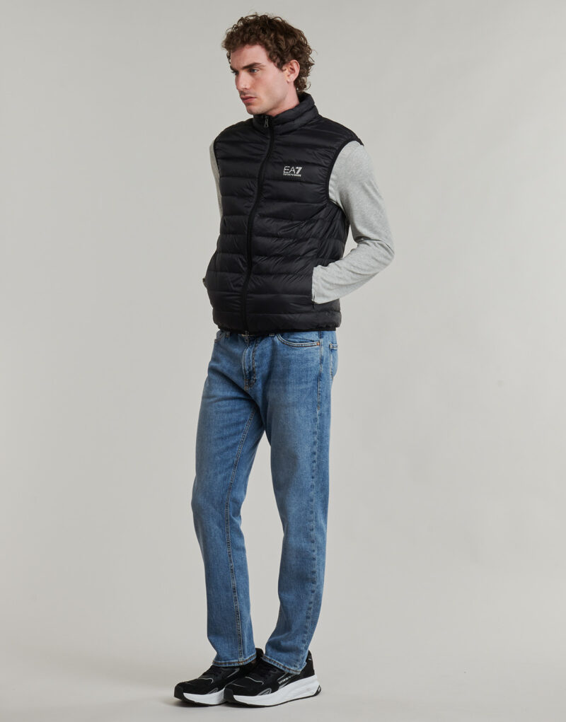 Piumino Emporio Armani EA7 TRAIN CORE ID DOWN LIGHT VEST CC 8NPQ06 Nero Piumini Uomo - 3