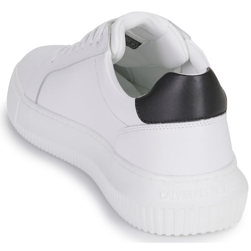 Calvin Klein Jeans  CHUNKY CUPSOLE MONO LTH  Bianco -  Sneakers Uomo - 5