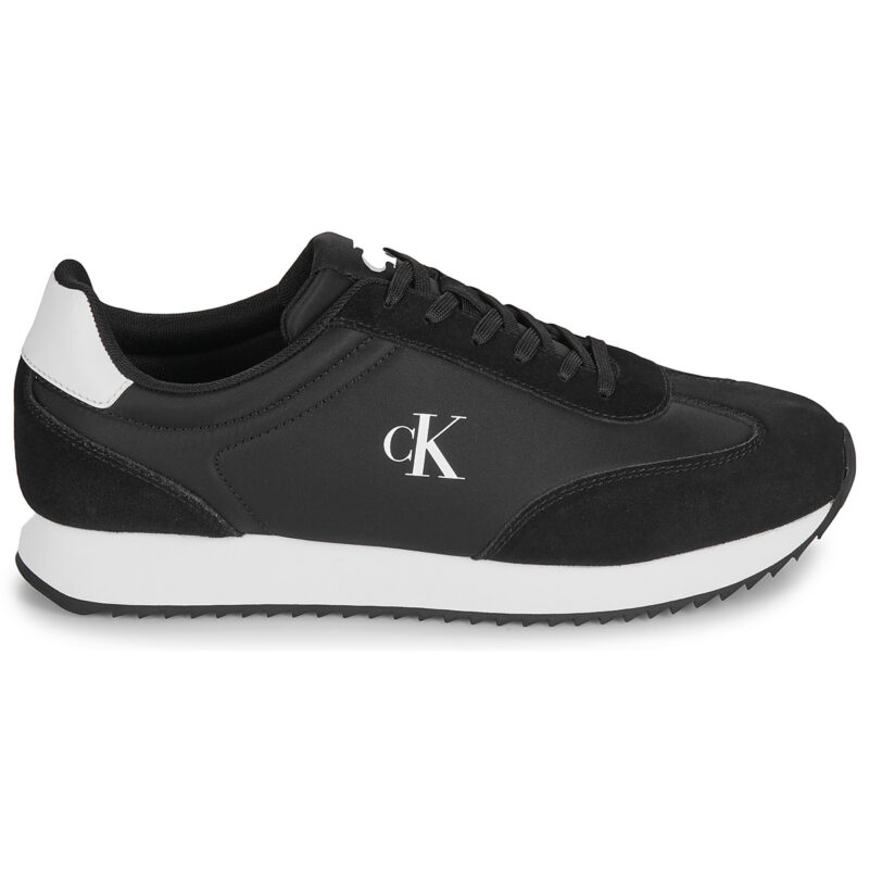 Calvin Klein Jeans RETRO RUNNER LACE UP NY-SU Nero Sneakers Uomo - 2