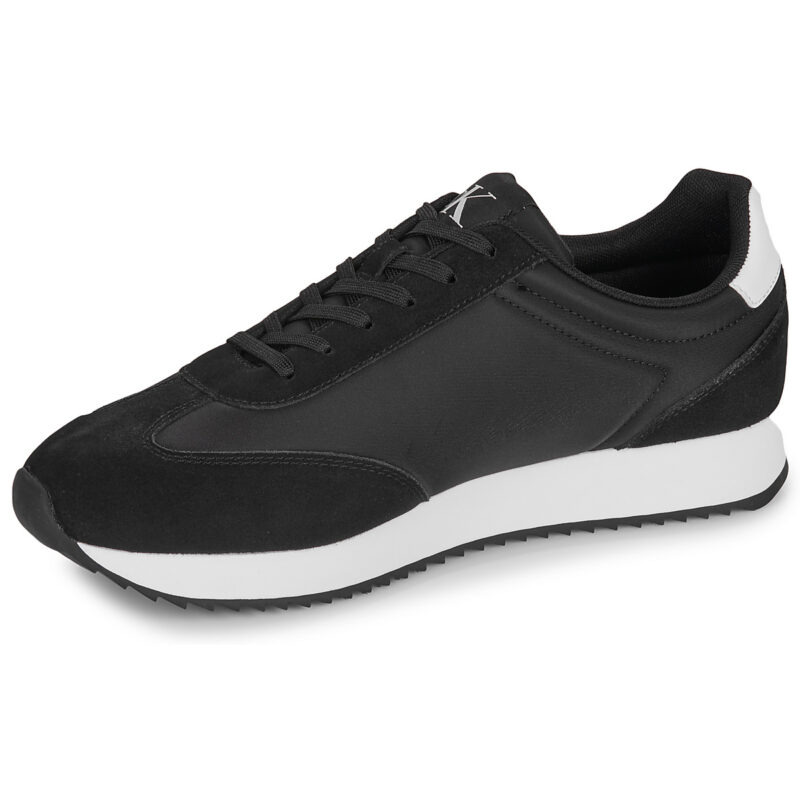 Calvin Klein Jeans RETRO RUNNER LACE UP NY-SU Nero Sneakers Uomo - 4