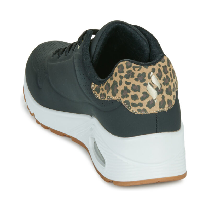 Skechers UNO JUNGLE NITE Nero Sneakers basse Donna - 5