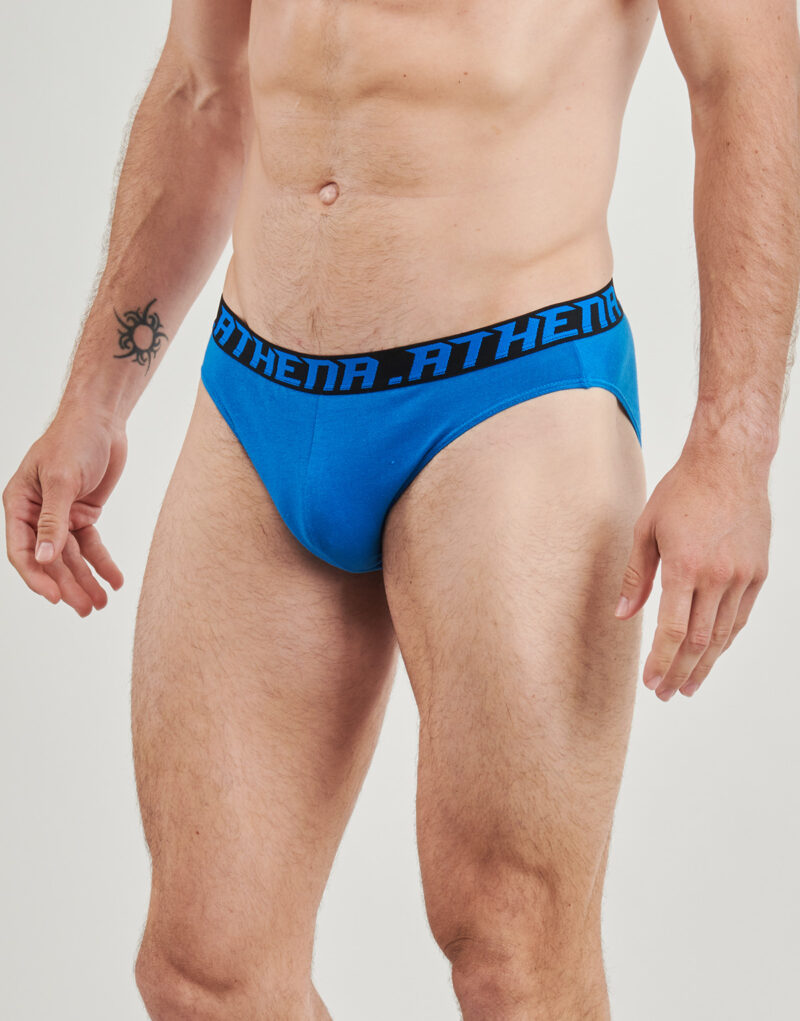 Slip Athena MY PETITS PRIX Pack de 4 Blu Slip Uomo - 3